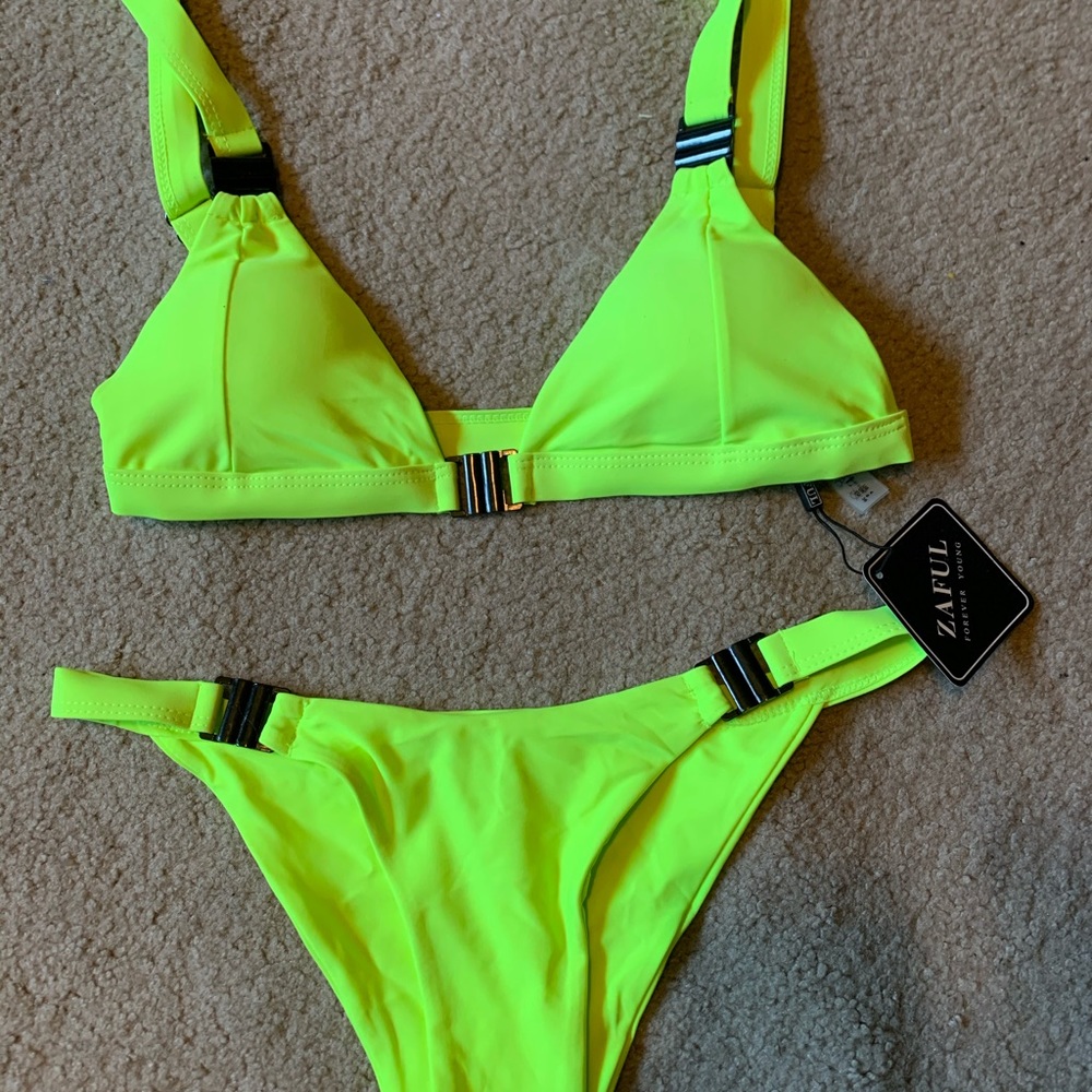 Bright swimsuit